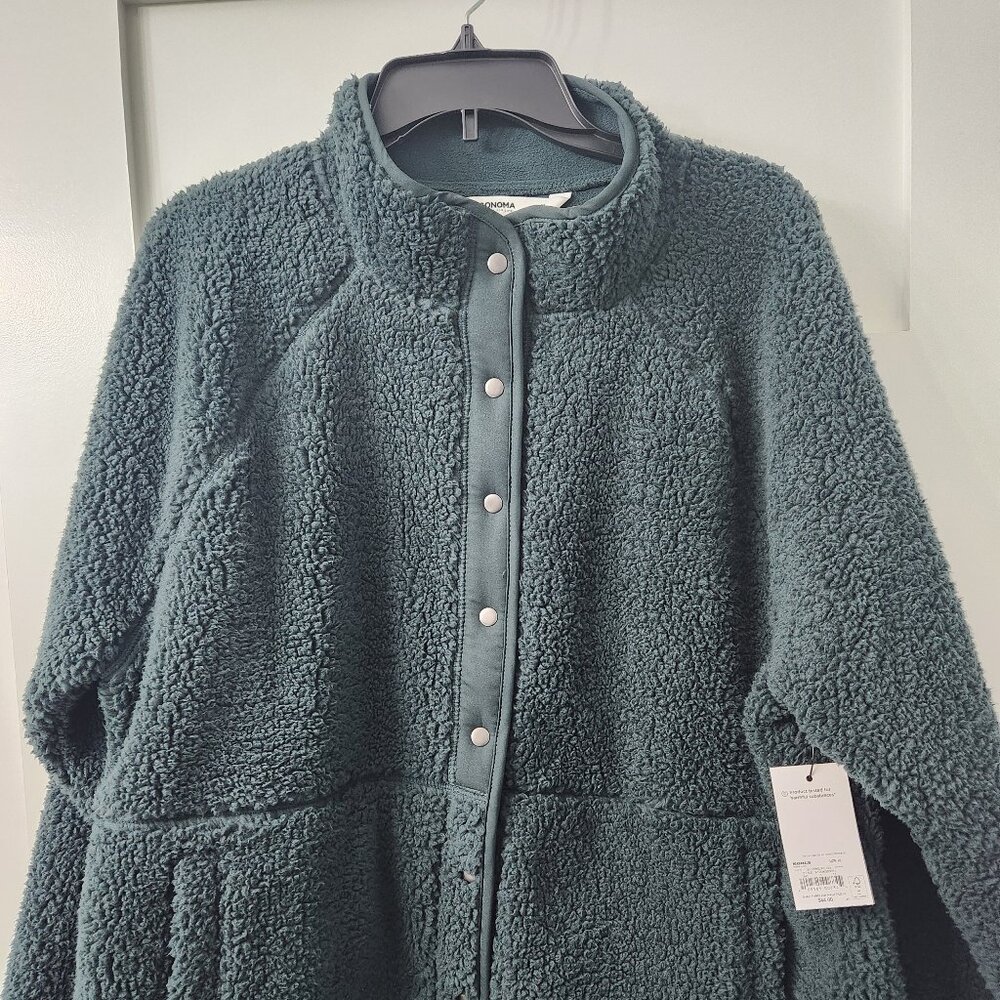 Sonoma Goods For Life Snap Through Fleece Jacket